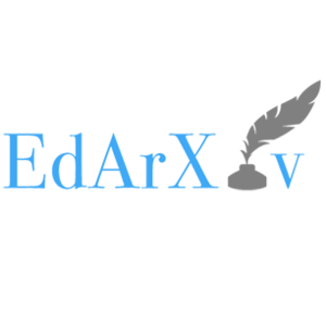 edArXiv logo (word with a quill and fountain for the i)