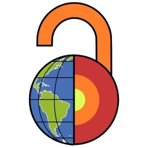earthRxiv logo (padlock where half the round part is a globe)